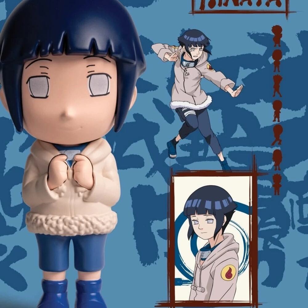 NARUTO X BURGER KING Kids Meal Toy Hinata SEALED